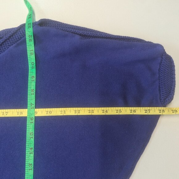 Trina Turk Size Small Periwinkle Cold Shoulder Sweater - Picture 5 of 13